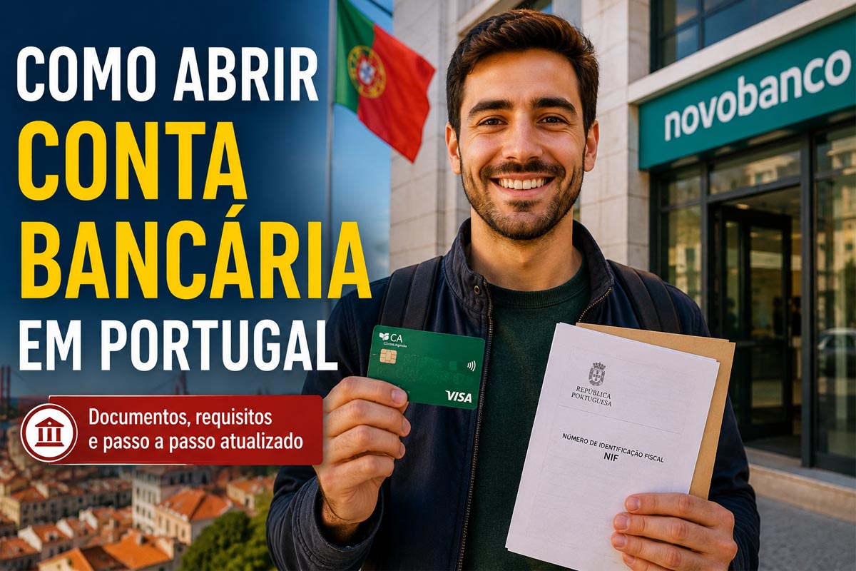Como abrir conta bancária em Portugal